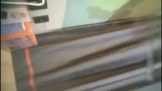 黑人少女模特享受POV口交和小胸部